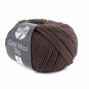 Cool Wool Big  987 czekoladowy brąz