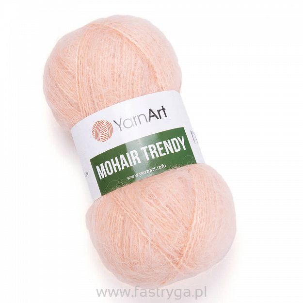 YarnArt Mohair Trendy 145 - jasny łososiowy