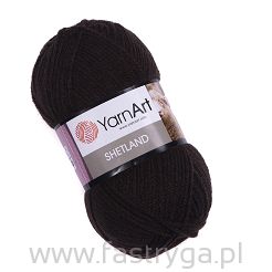 Włóczka Shetland kolor 519 brąz