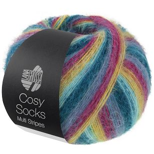Cosy Socks  Multi Stripes  155