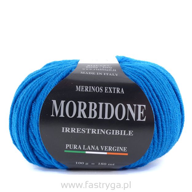 Włóczka  Morbidone   19 turkusowy