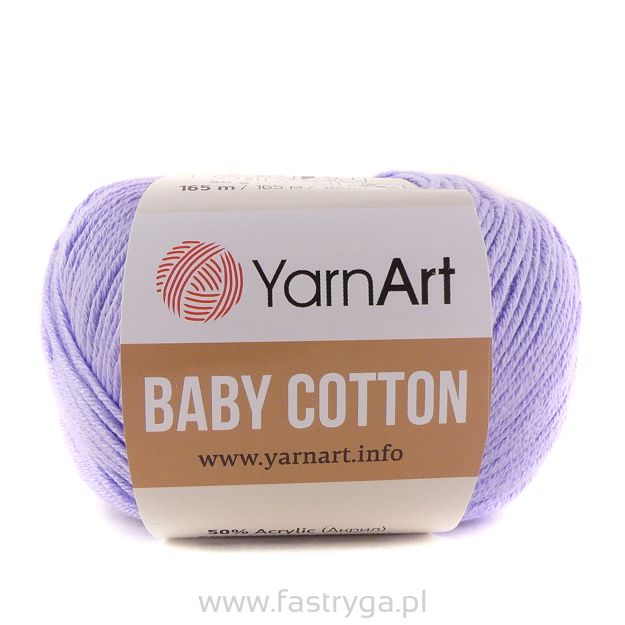 Włóczka Baby Cotton 417 jasny fiolet