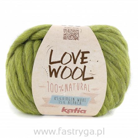 Włóczka Love Wool kolor 113 zielony