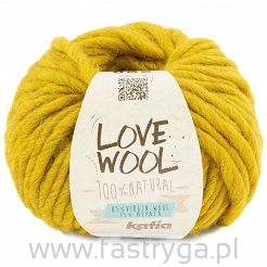 Włóczka Love Wool kolor 128 miodowy