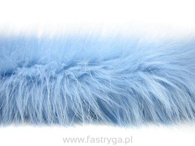 Sztuczne futra niebieski