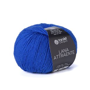 włóczka Lana Attraente kolor 6667 chabrowy