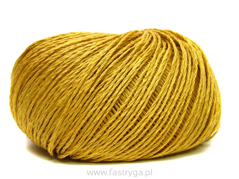 Włóczka Lino 100%  kolor 31 miodowy