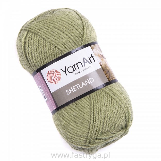 Włóczka Shetland kolor 525 zielony
