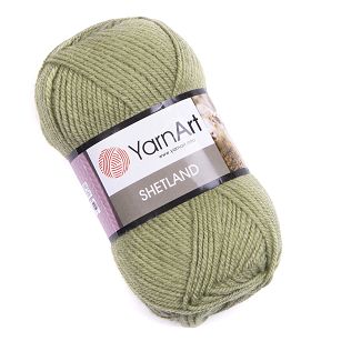 Włóczka Shetland kolor 525 zielony
