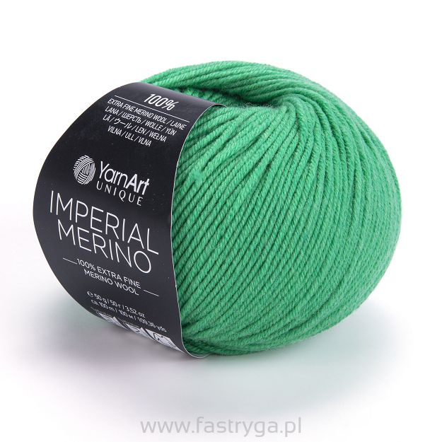 włóczka Imperial Merino kolor 3332 zielony