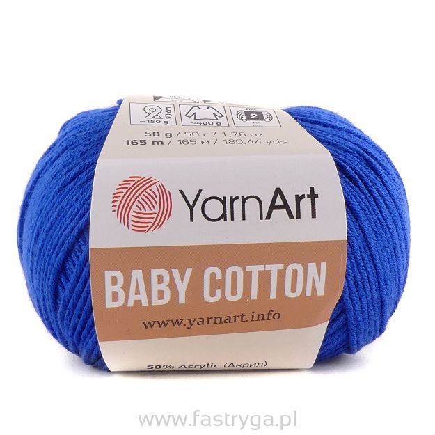 Włóczka Baby Cotton 456 chabrowy