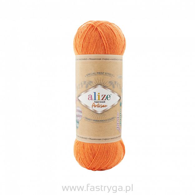 Włóczka Superwash Artisan 336 pomarańczowy