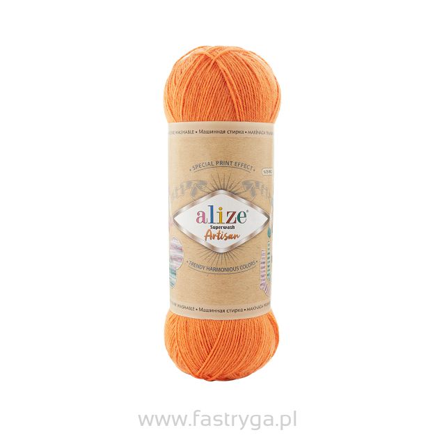 Włóczka Superwash Artisan 336 pomarańczowy