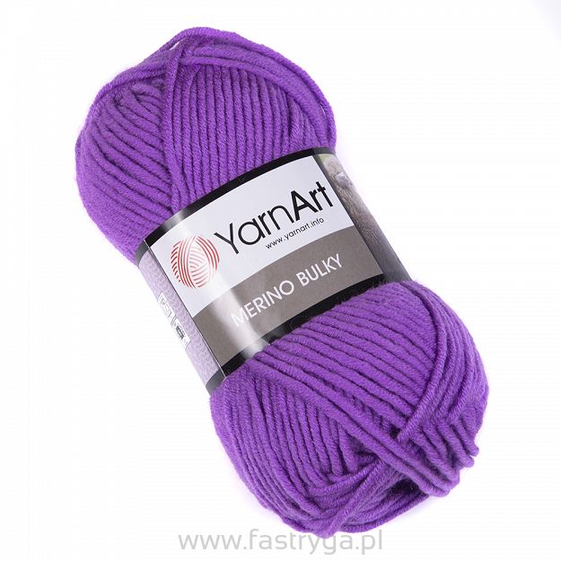 Włóczka YarnArt Merino Bulky  9561 - fiolet