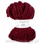 Włóczka z wełny merynosa -  bordo- Nube 58 - 2