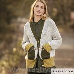 Merino Aran Natur zielony 304 - 10