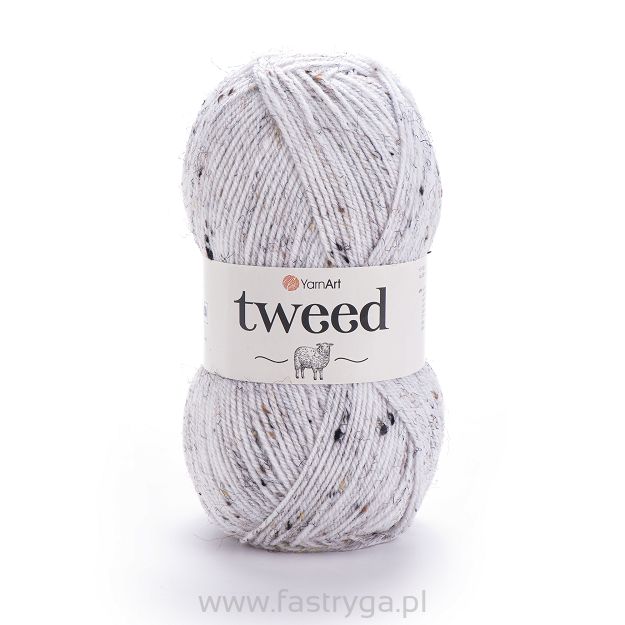 Tweed kolor 220 biały