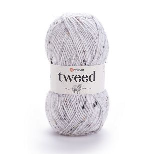 Tweed kolor 220 biały