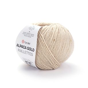 Alpaca Gold Paillettes kolor 9302