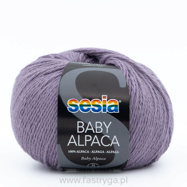 Baby Alpaca   1814 jasny fiolet