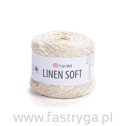 Włóczka Yarnart Linen Soft 7302 krem