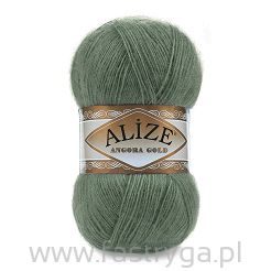 Włóczka Angora Gold kolor 180 zieleń
