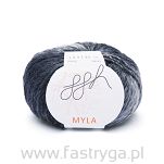 Myla 7 - Włóczka wełna i alpaca - grafit - 2