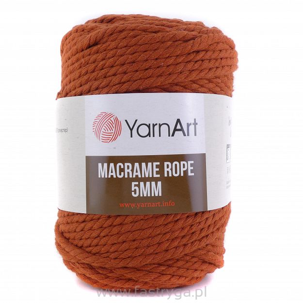 Macrame Rope 5 mm.  785 cegła