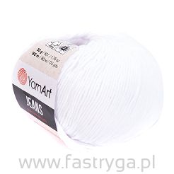 Włóczka Jeans 62 biały