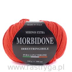 Włóczka Morbidone   118 czerwony