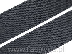 Guma płaska 20 mm  ciemy popiel