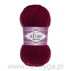 Włóczka Alize Cotton Gold 57 bordo