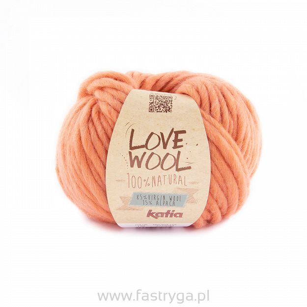  Love Wool kolor 130 ciemny łosoś