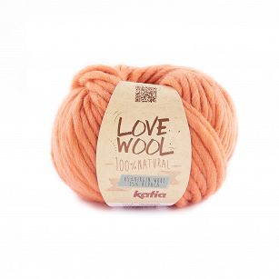  Love Wool kolor 130 ciemny łosoś