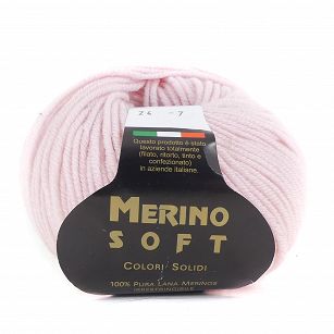 Rial Filati Merino soft 24 - jasnoróżowa