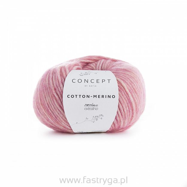 Katia Cotton Merino 119 róż