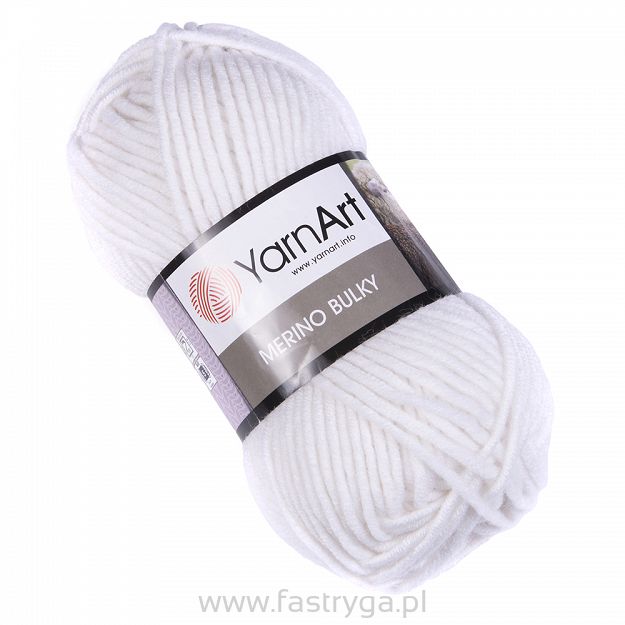 Włóczka YarnArt Merino Bulky 501 - biały