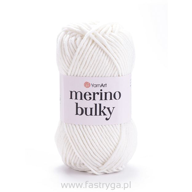 Włóczka YarnArt Merino Bulky 501 - biały
