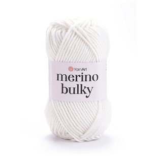 Włóczka YarnArt Merino Bulky 501 - biały