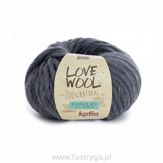  Love Wool kolor 107 ciemny popiel