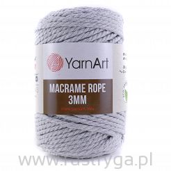 Macrame Rope 3 mm.  756 popiel