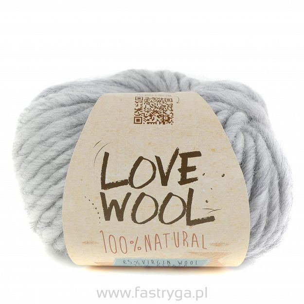  Love Wool kolor 105 jasny popiel