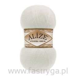 Włóczka Angora Gold  kolor 62 krem