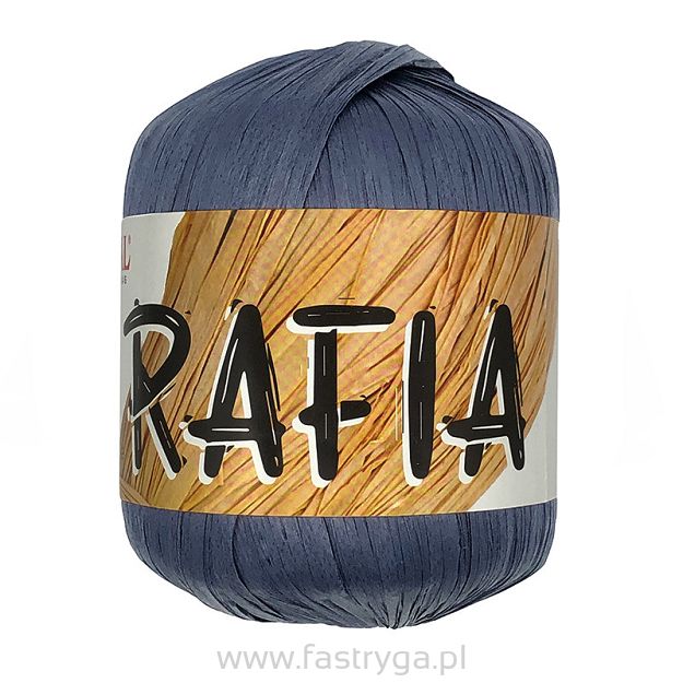 Włóczka Rafia granatowa 991