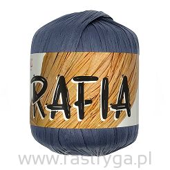 Włóczka Rafia granatowa 991