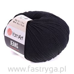 Włóczka Jeans 53 czarny