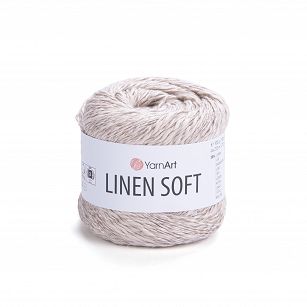 Włóczka Yarnart Linen Soft 7304 jasny beż