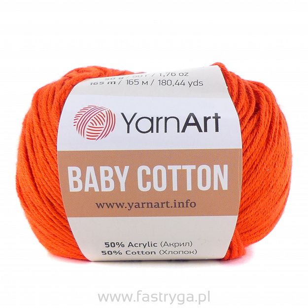 Włóczka Baby Cotton 426 czerwień