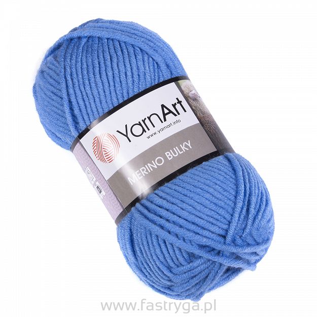 Włóczka YarnArt Merino Bulky 600 - niebieski