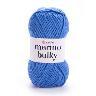 Włóczka YarnArt Merino Bulky 600 - niebieski